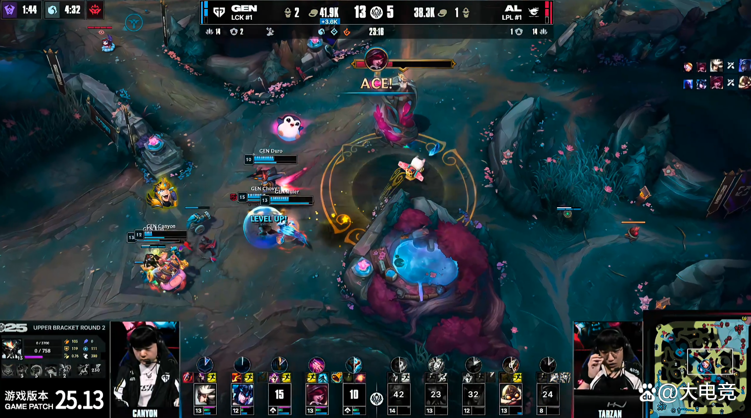 LOL-MSI：Ruler金克丝爆炸输出团战起飞，GEN3-2击败T1挺进决赛